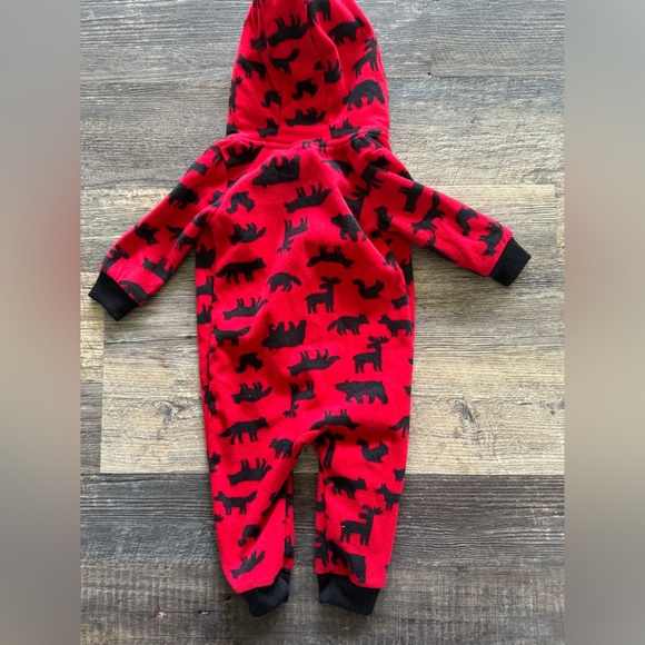 5 for $20 Carter's Fleece Hoodie Jumper Long Sleeve‎ Zipper One Piece 9 months - Picture 4 of 4